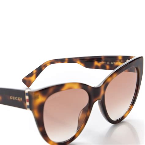 gucci 50mm cat eye sunglasses|Gucci cat eye sunglasses havana.